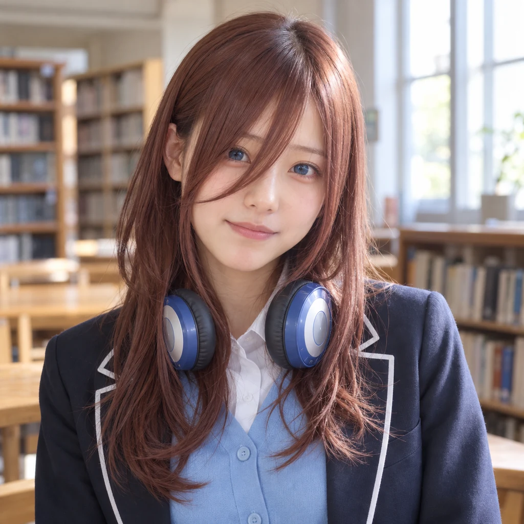 Miku Nakano live-action AI portrait