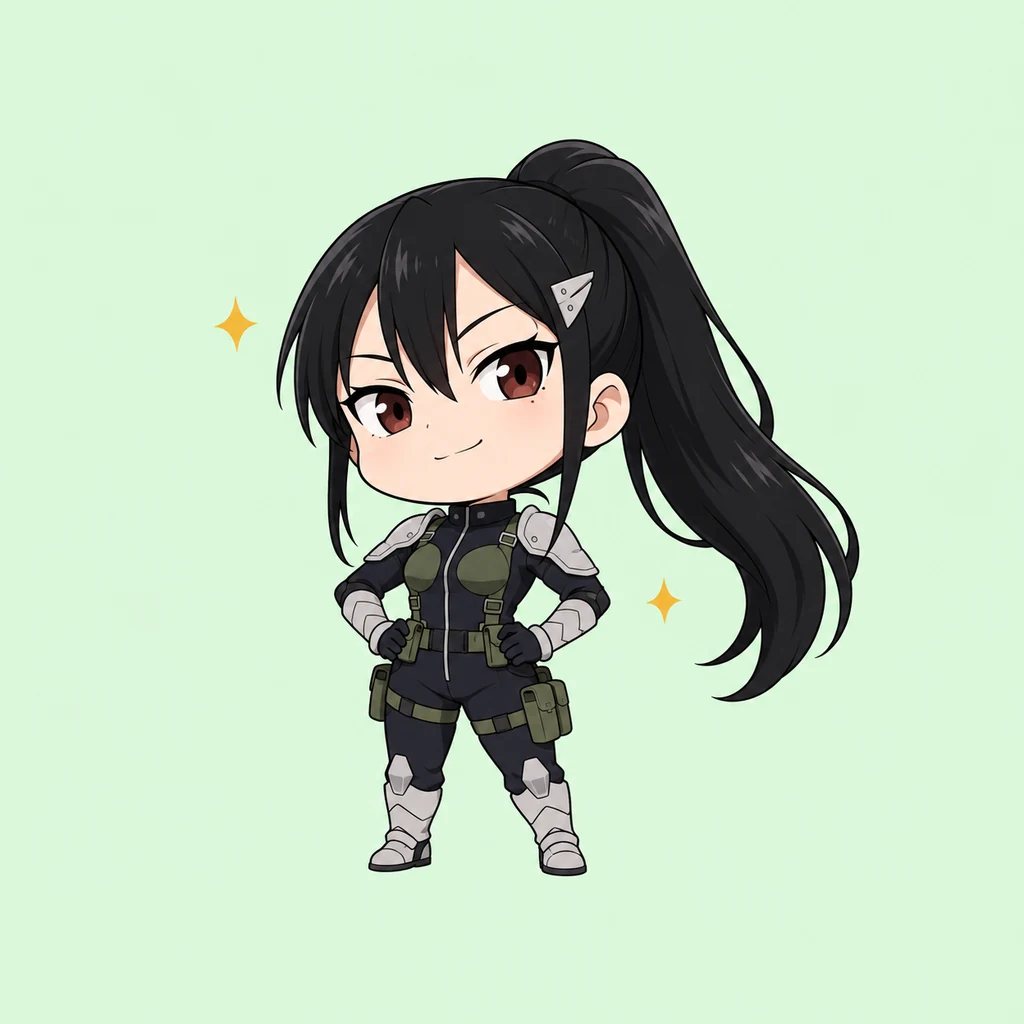 亜白ミナ AI 辅助角色插画