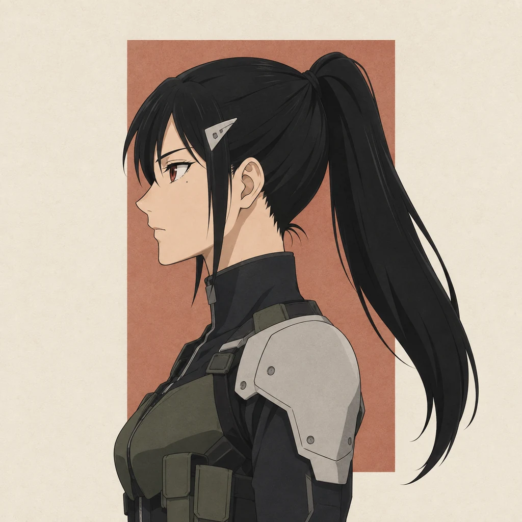 亜白ミナ AI 辅助角色插画