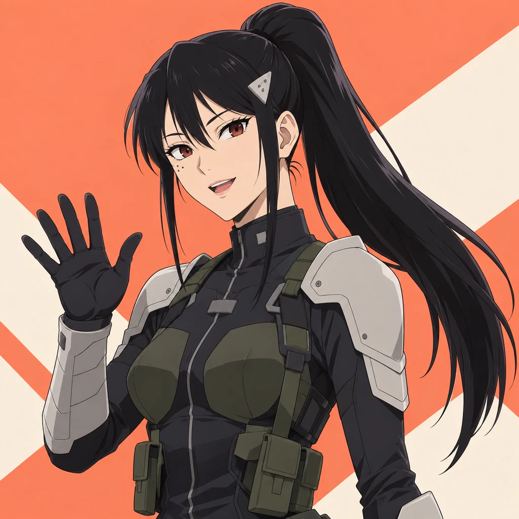 亜白ミナ AI 辅助角色插画