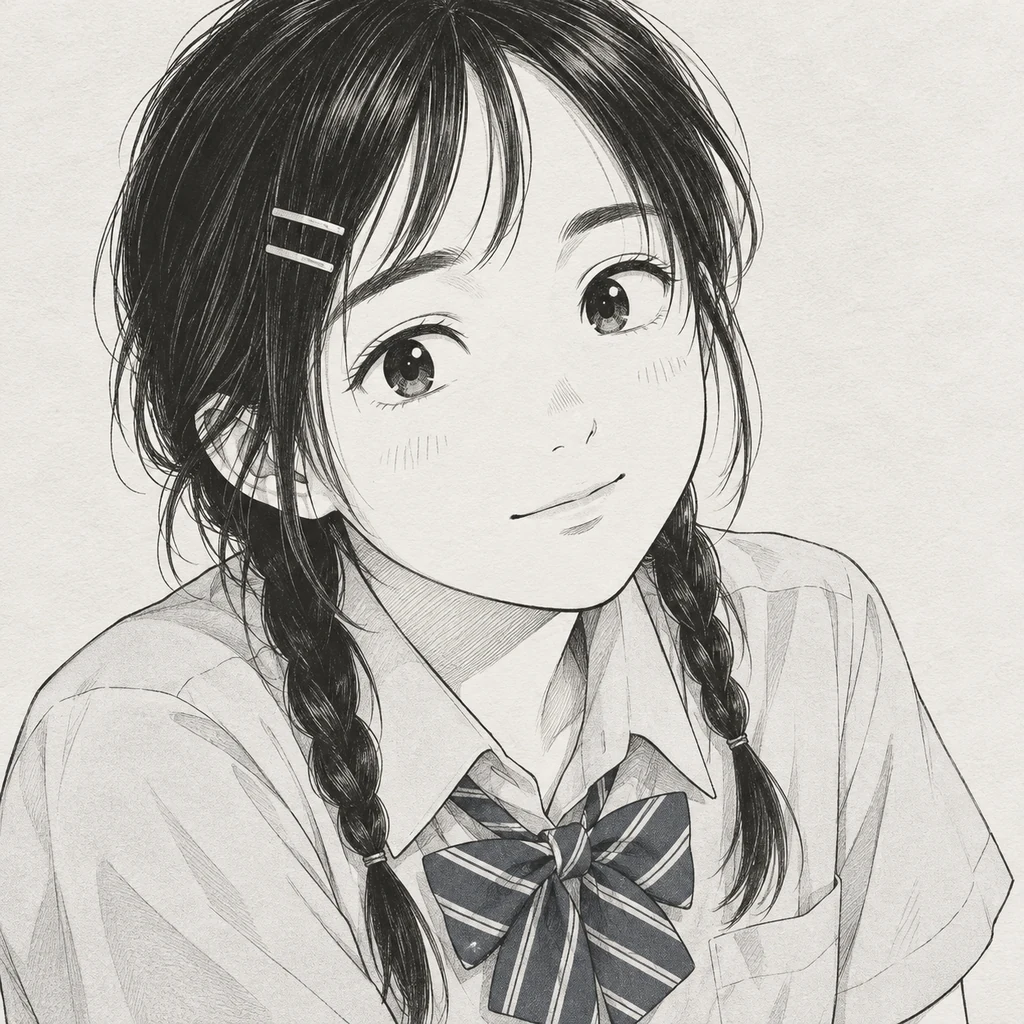노노 미나 AI 辅助角色插画