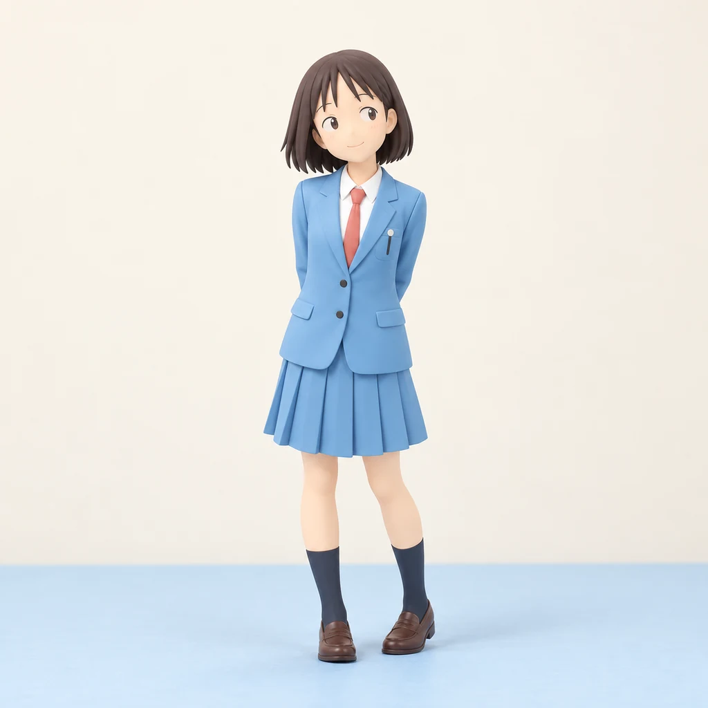 岩倉美津未 AI 辅助角色插画