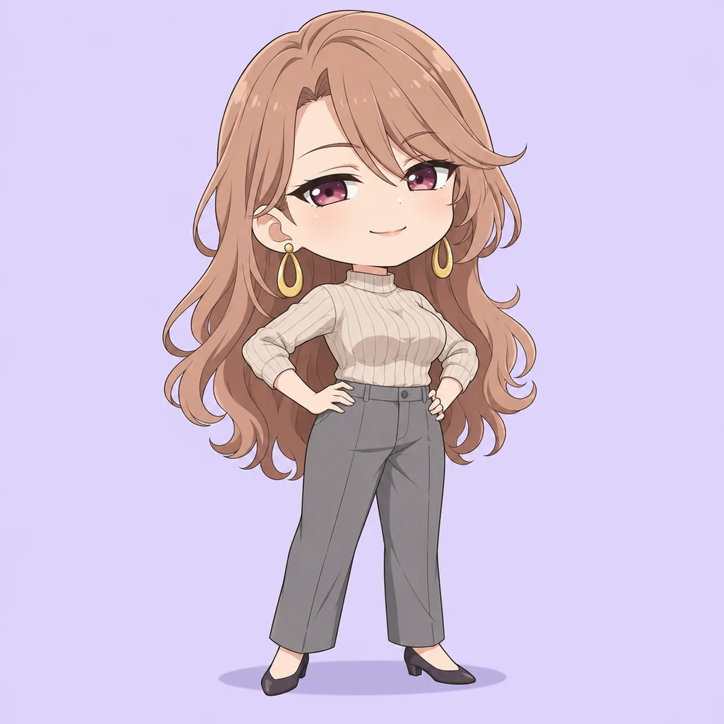 斉藤ミヤコ AI 辅助角色插画