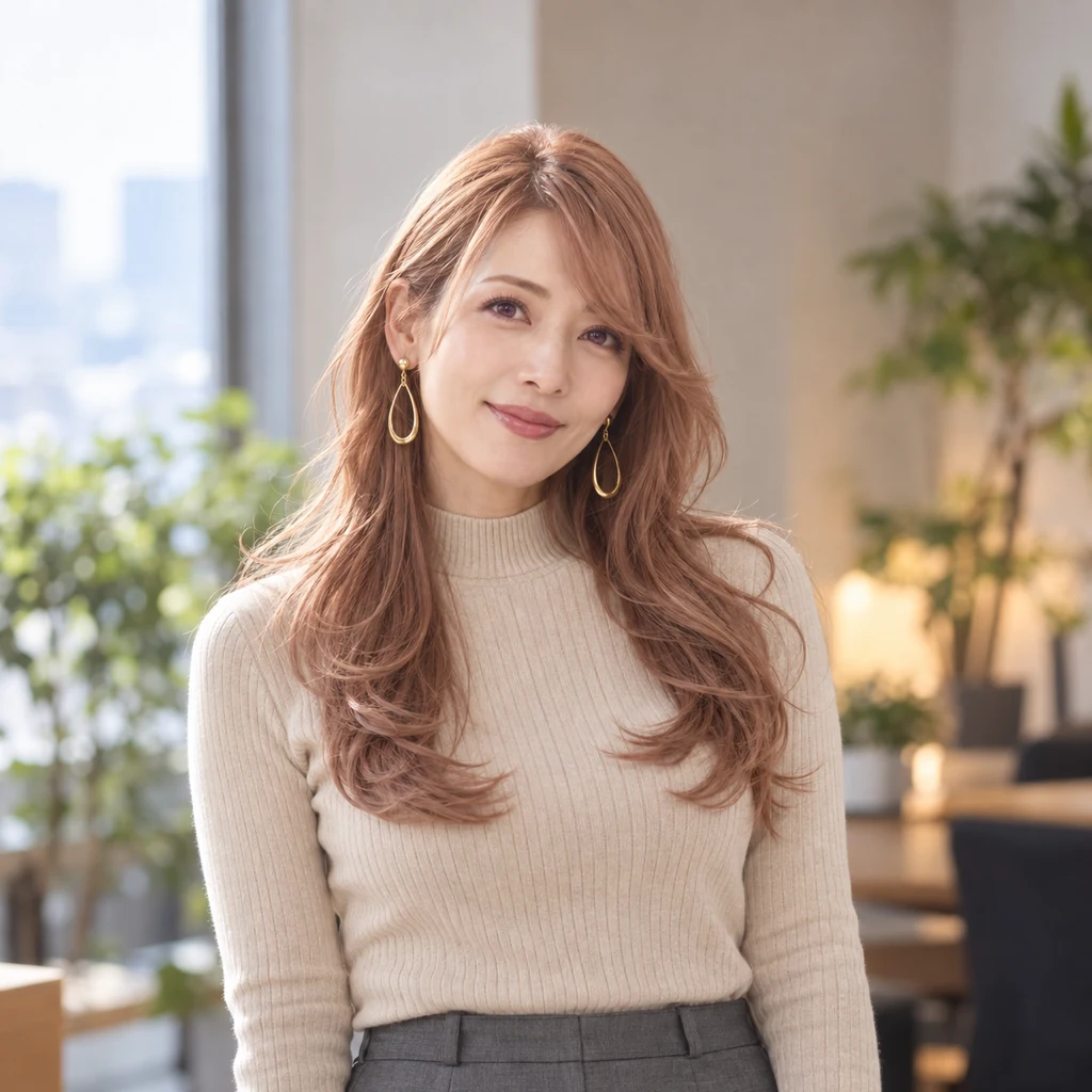斉藤ミヤコの実写風AIポートレート