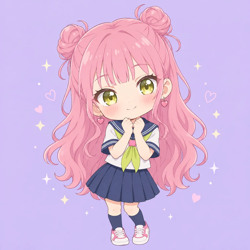 Miyu Suzuki AI 辅助角色插画