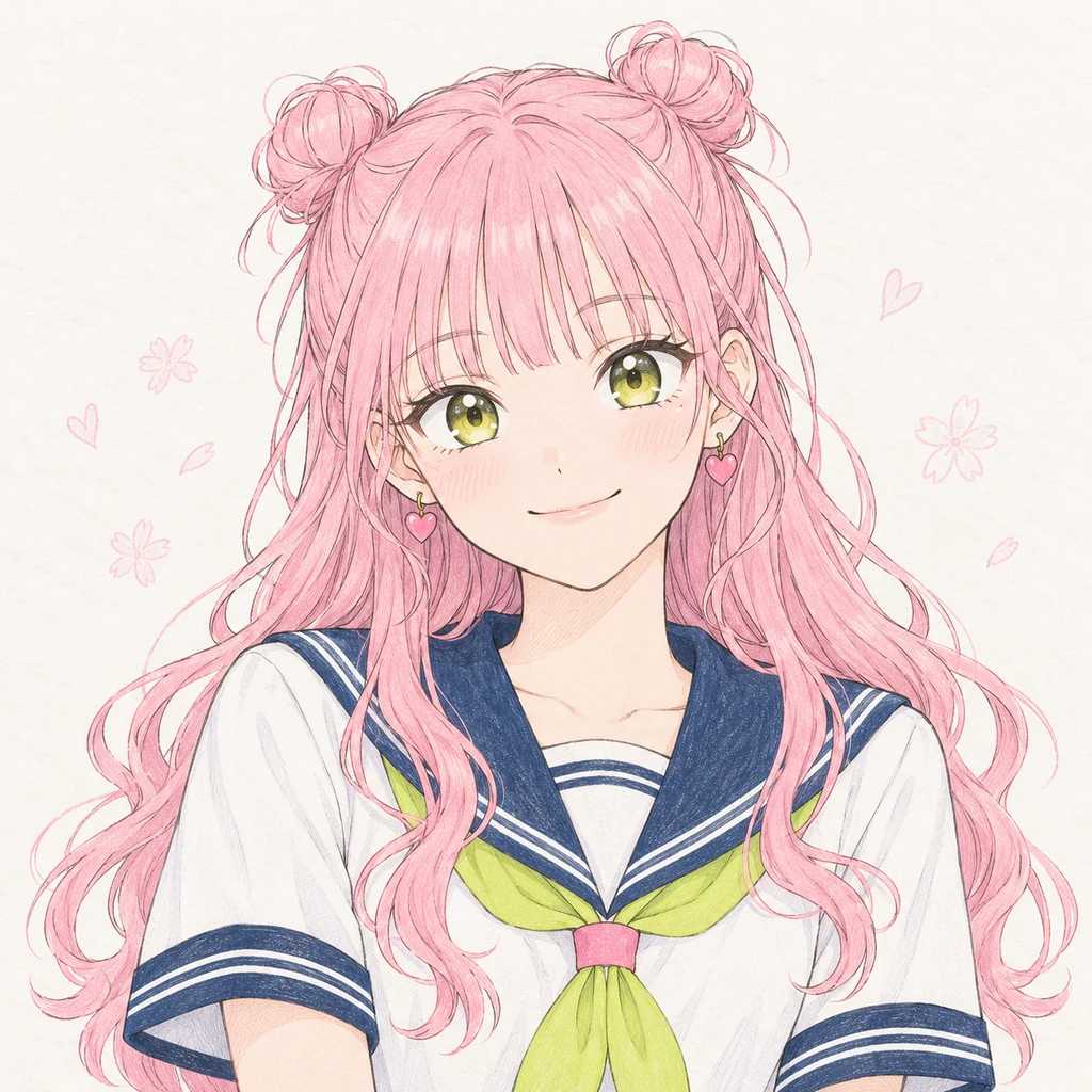 Miyu Suzuki AI 辅助角色插画