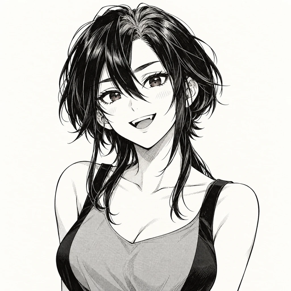 본노지 모모하 AI 辅助角色插画