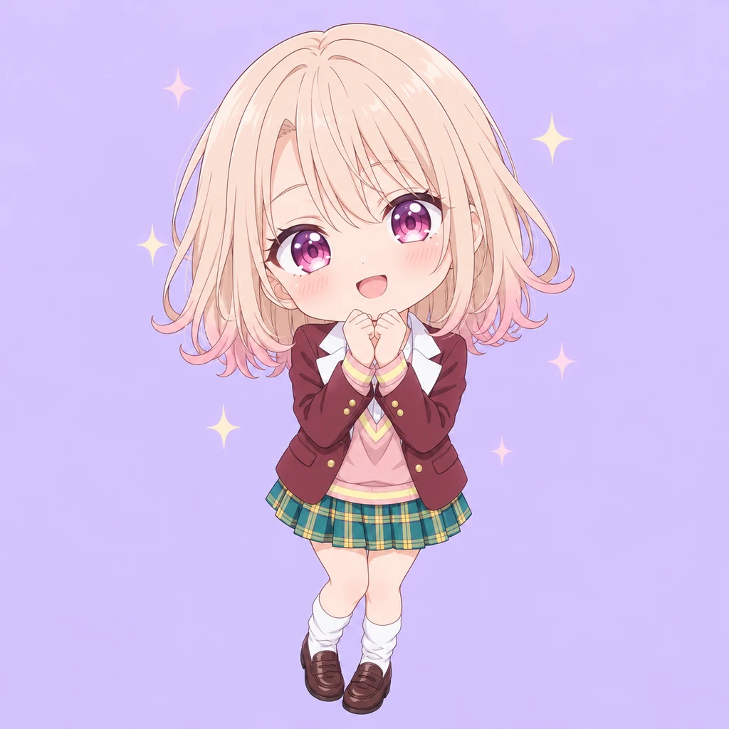 Mona Kawai AI 辅助角色插画