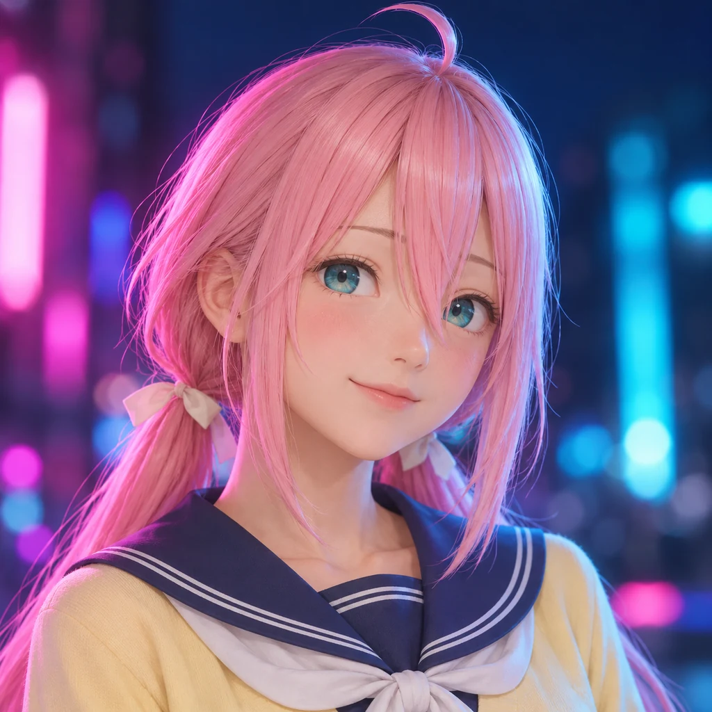 各务原抚子真人版 AI 头像
