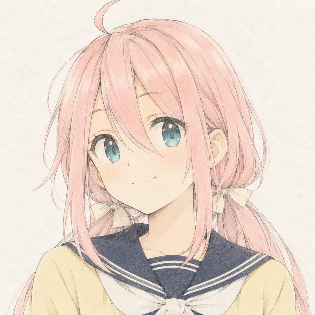 Nadeshiko Kagamihara AI 辅助角色插画