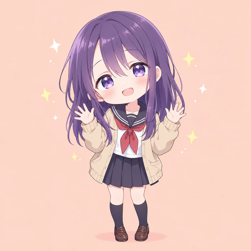 Nagisa Kubo AI 辅助角色插画