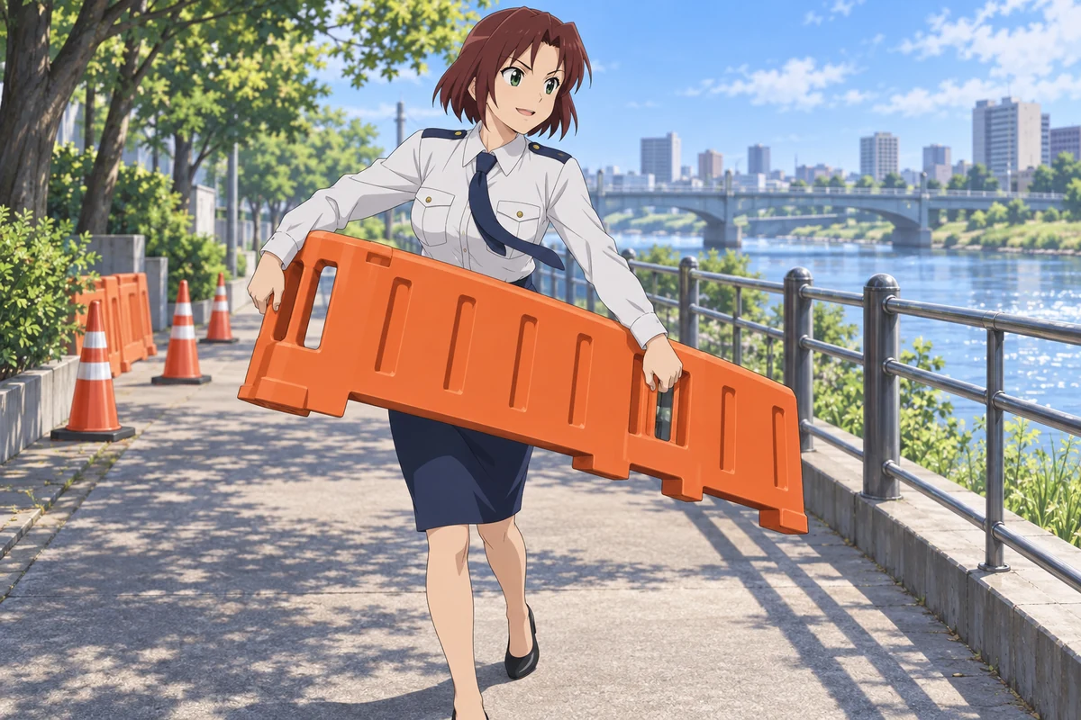 辻本夏实 AI 插画