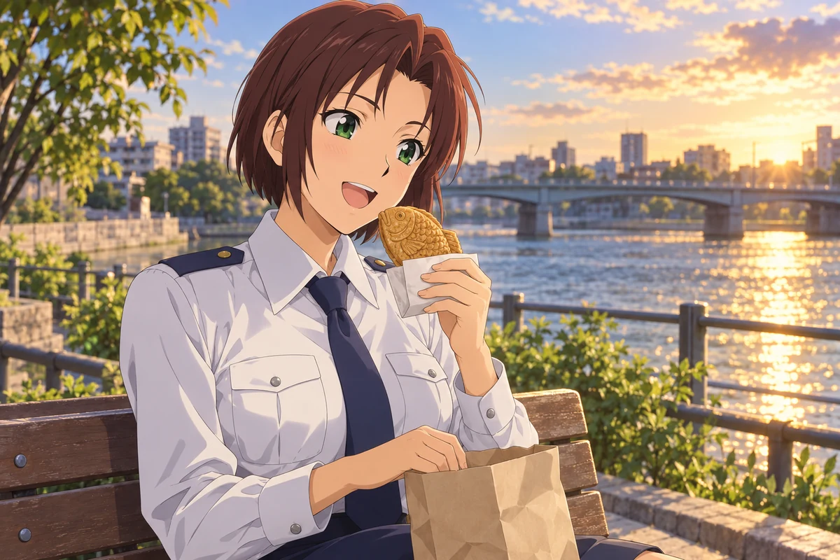 辻本夏实 AI 插画