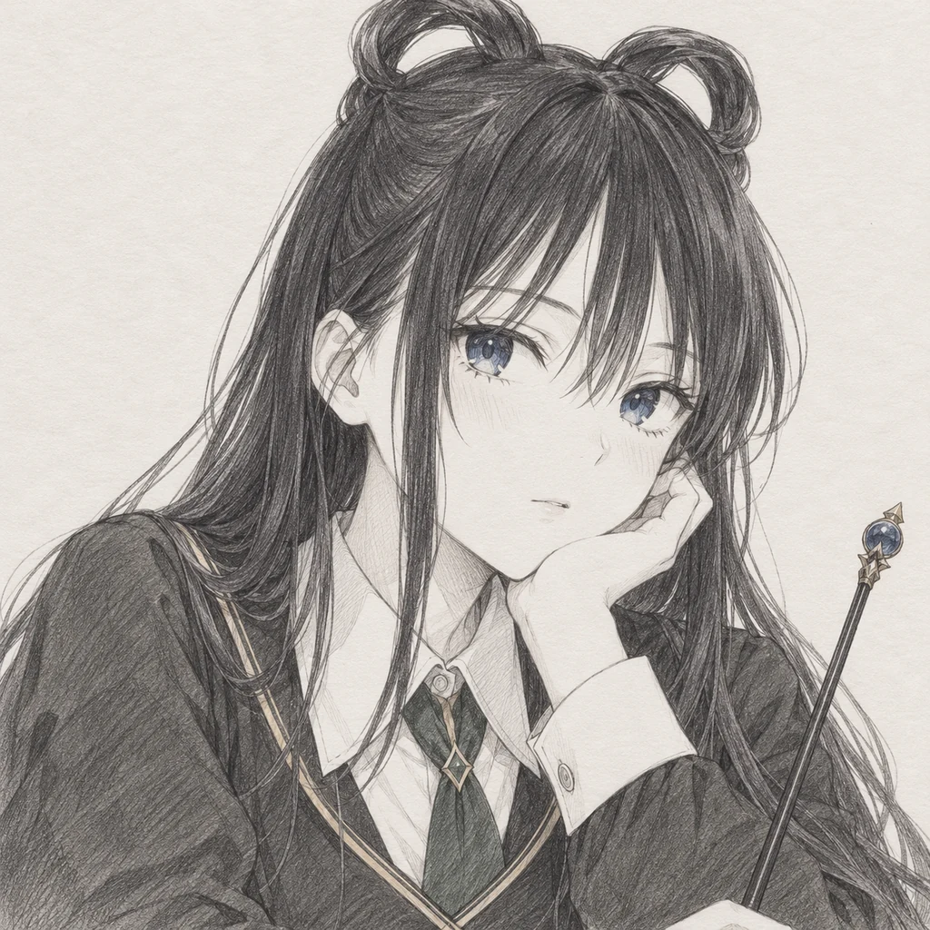 Nemu Miyao AI 辅助角色插画