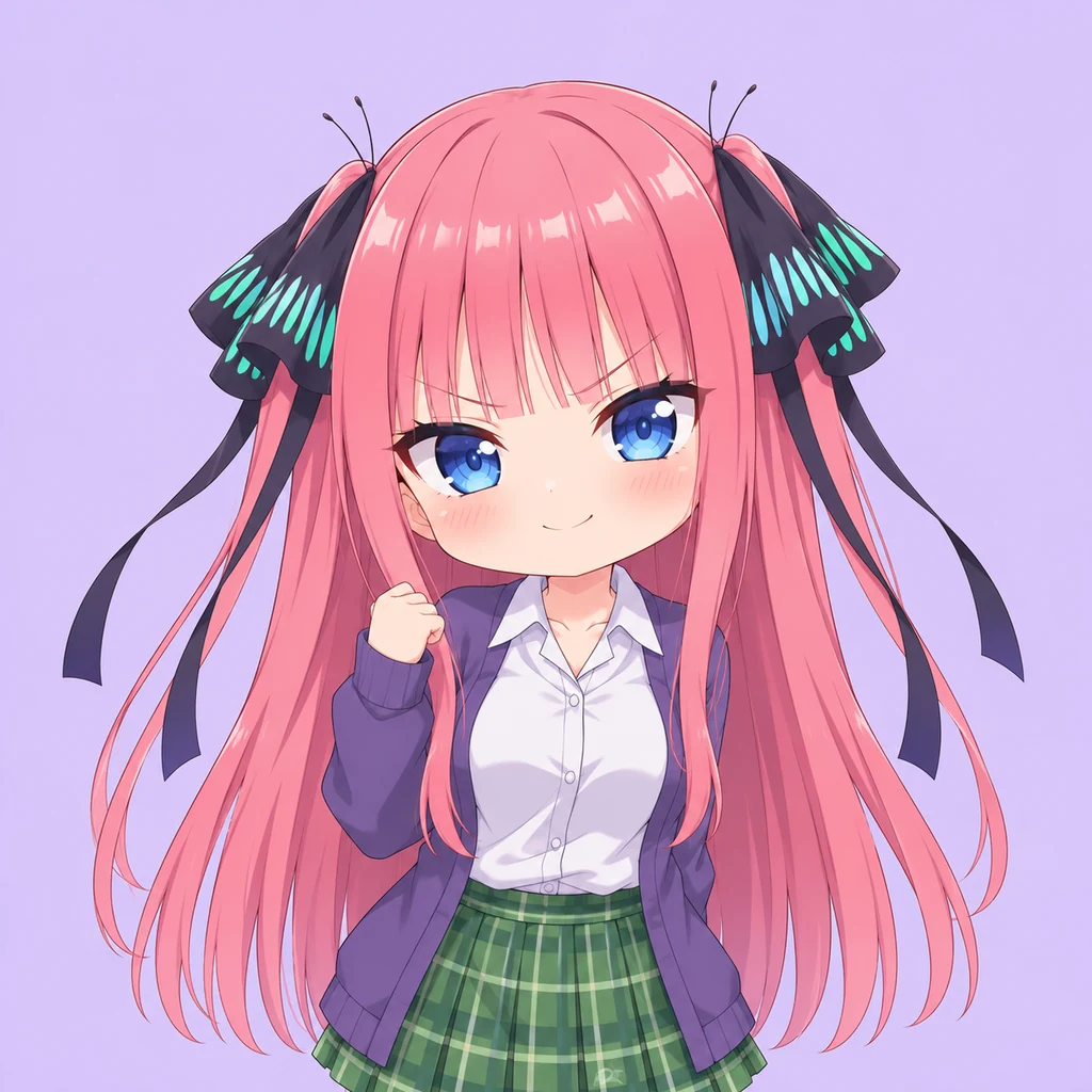 Nino Nakano AI 辅助角色插画