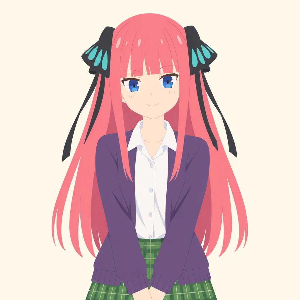 Nino Nakano AI 辅助角色插画