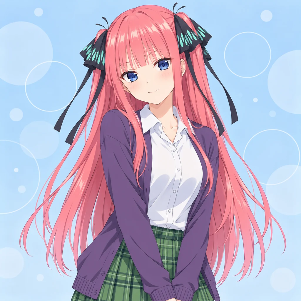 Nino Nakano AI 辅助角色插画