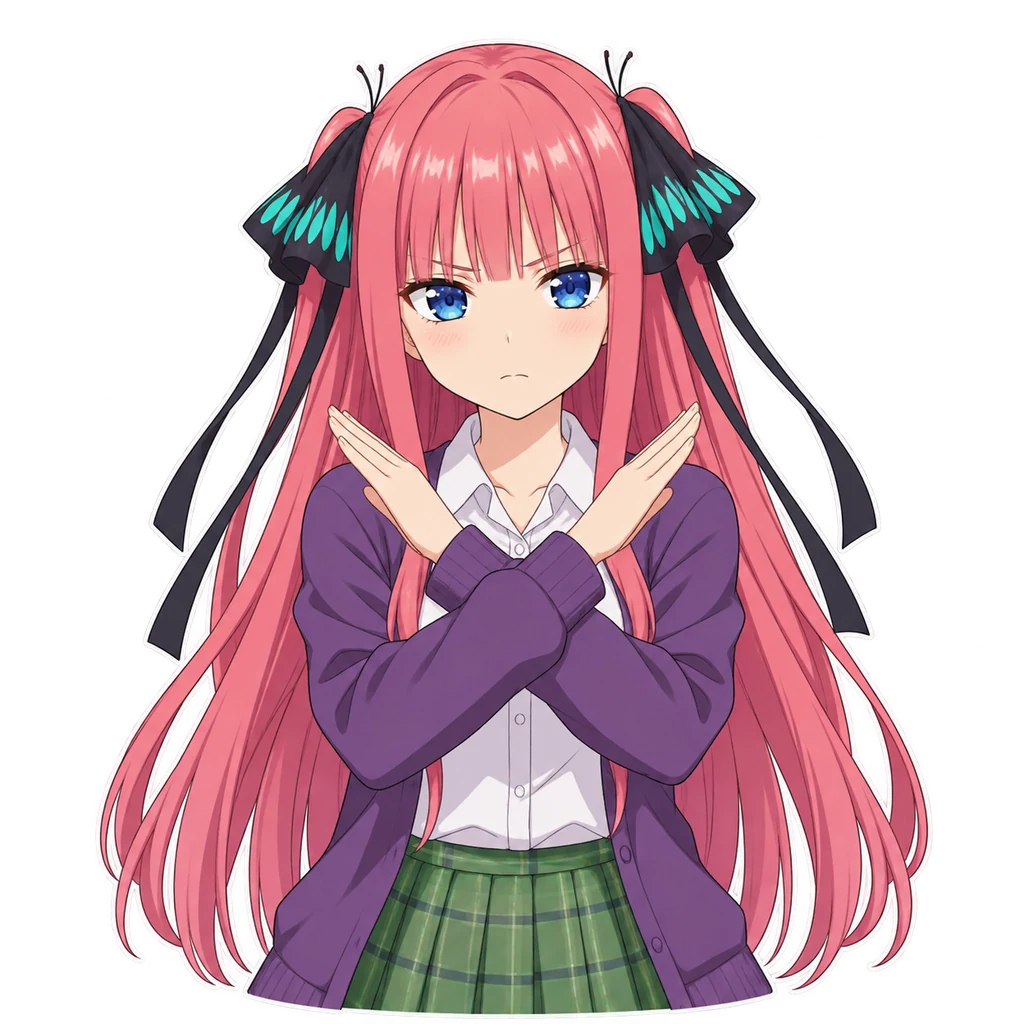 Nino Nakano 表情包 8