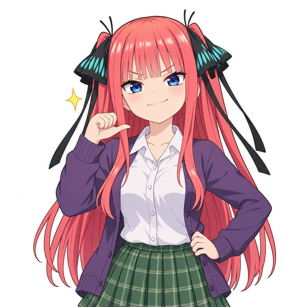 Nino Nakano 表情包 4