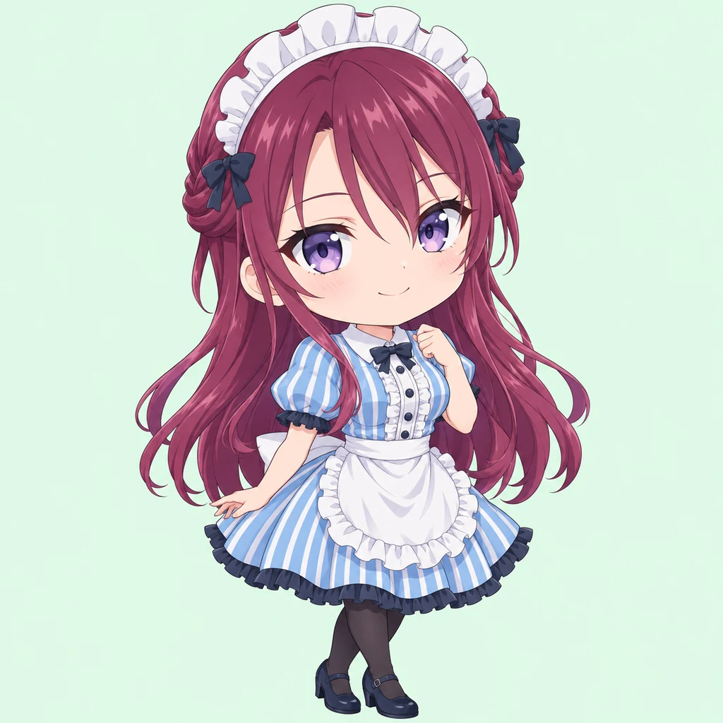 幕澤桜花 AI 辅助角色插画
