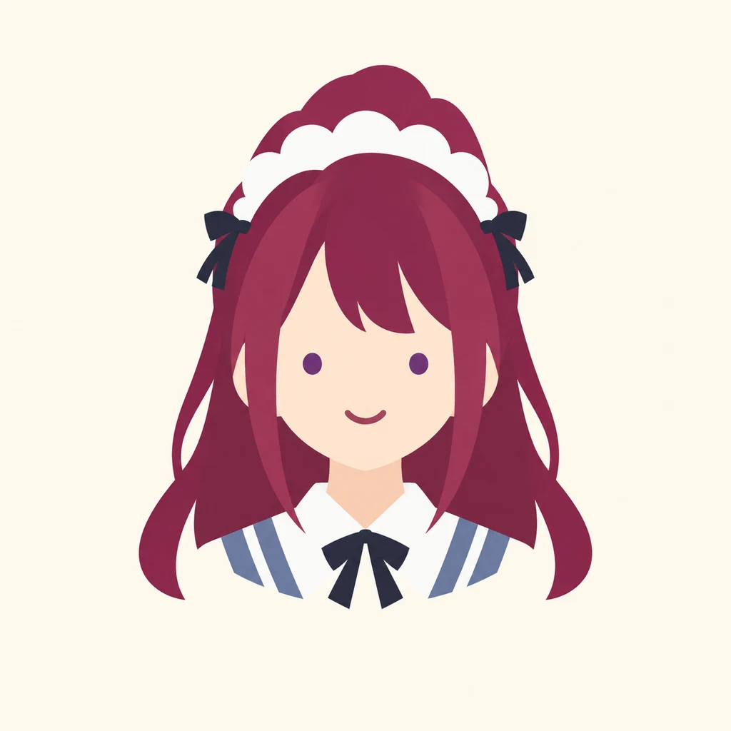 幕澤桜花 AI 辅助角色插画
