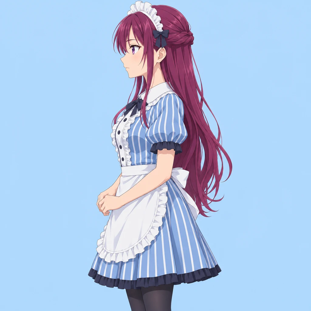 幕澤桜花 AI 辅助角色插画