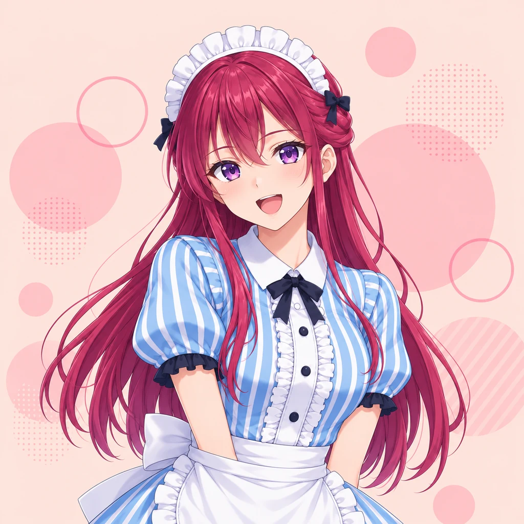 幕澤桜花 AI 辅助角色插画