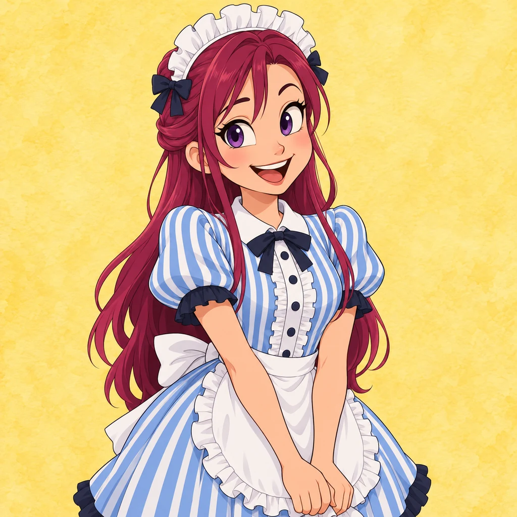 幕澤桜花 AI 辅助角色插画
