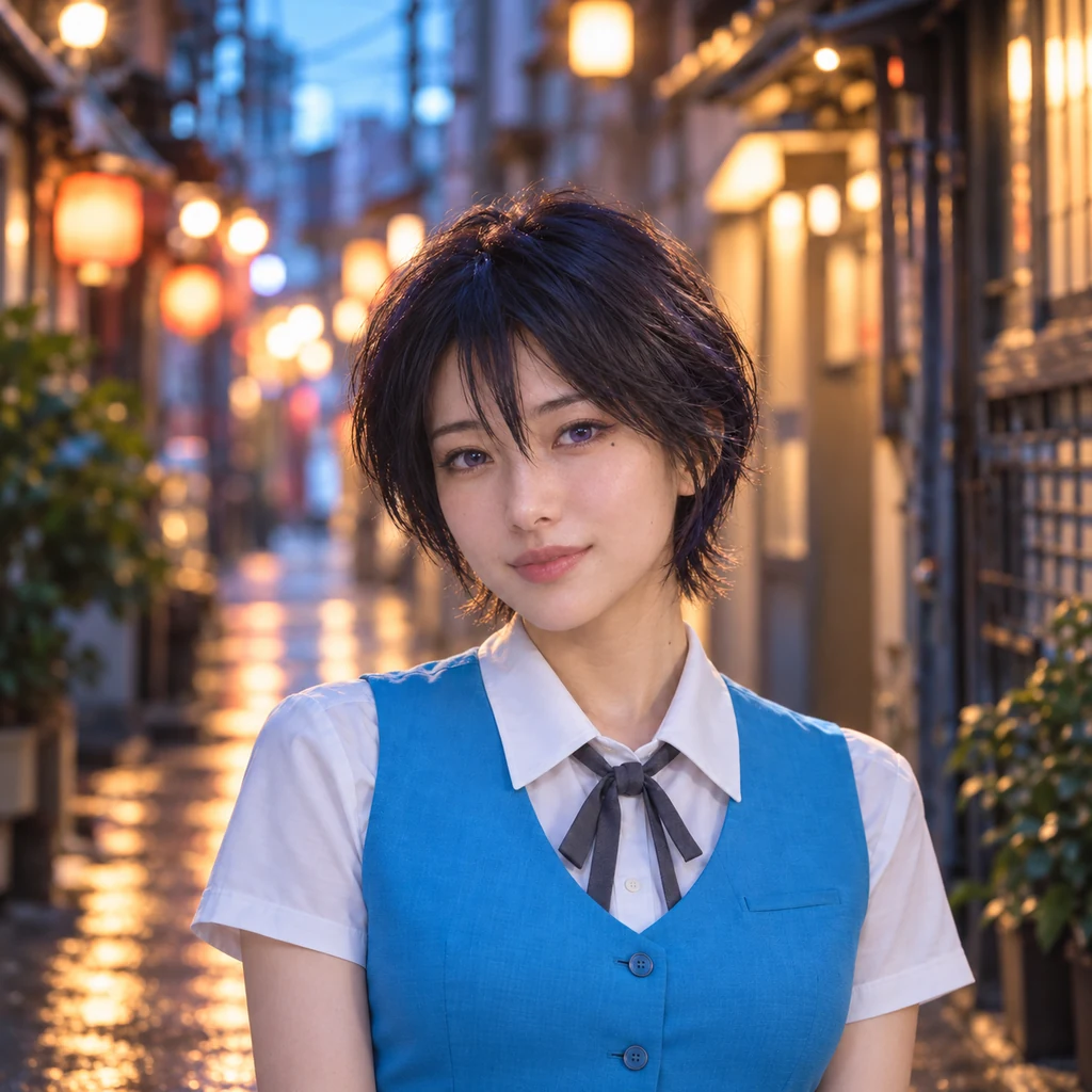 鲸井令子真人版 AI 头像