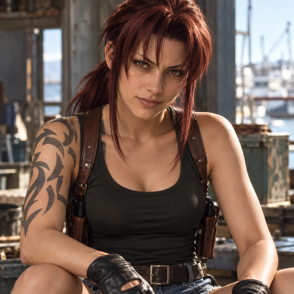 Revy live-action AI portrait