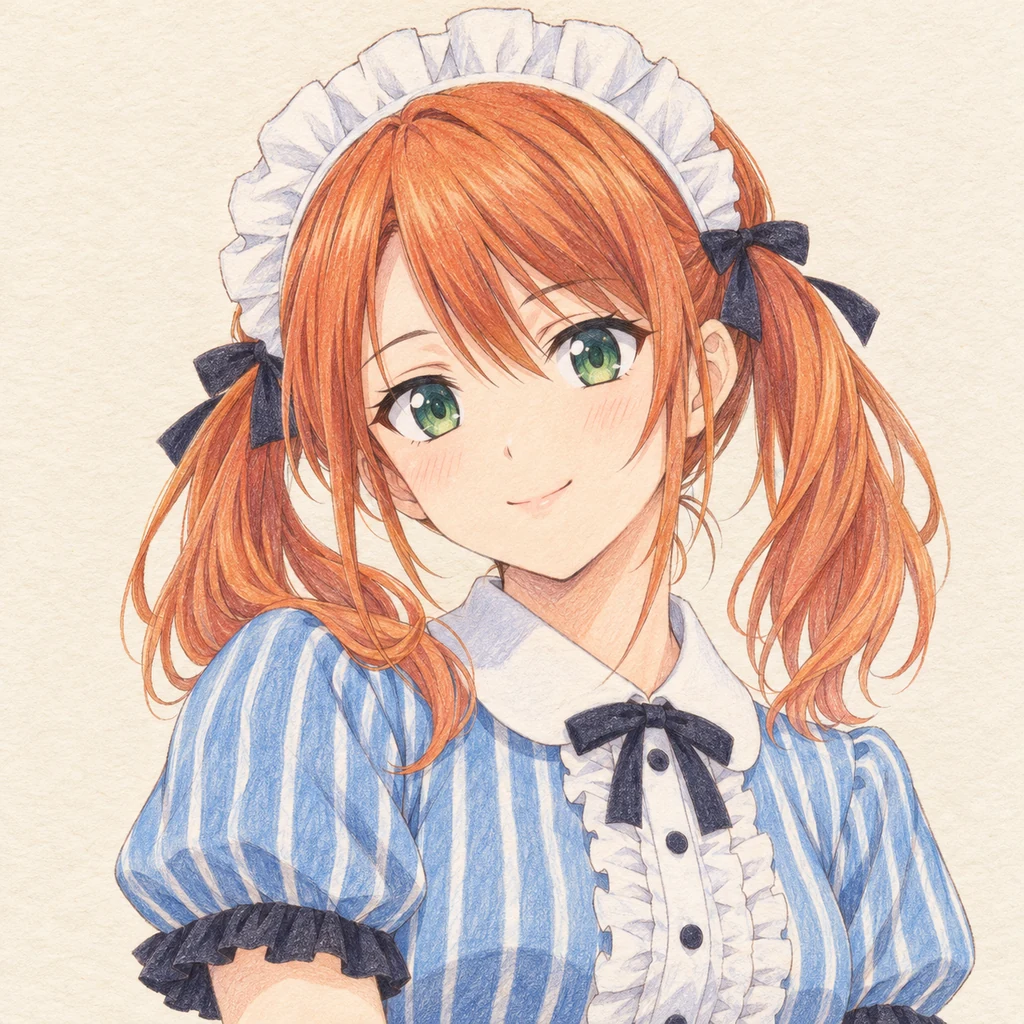 츠키시마 리호 AI 辅助角色插画