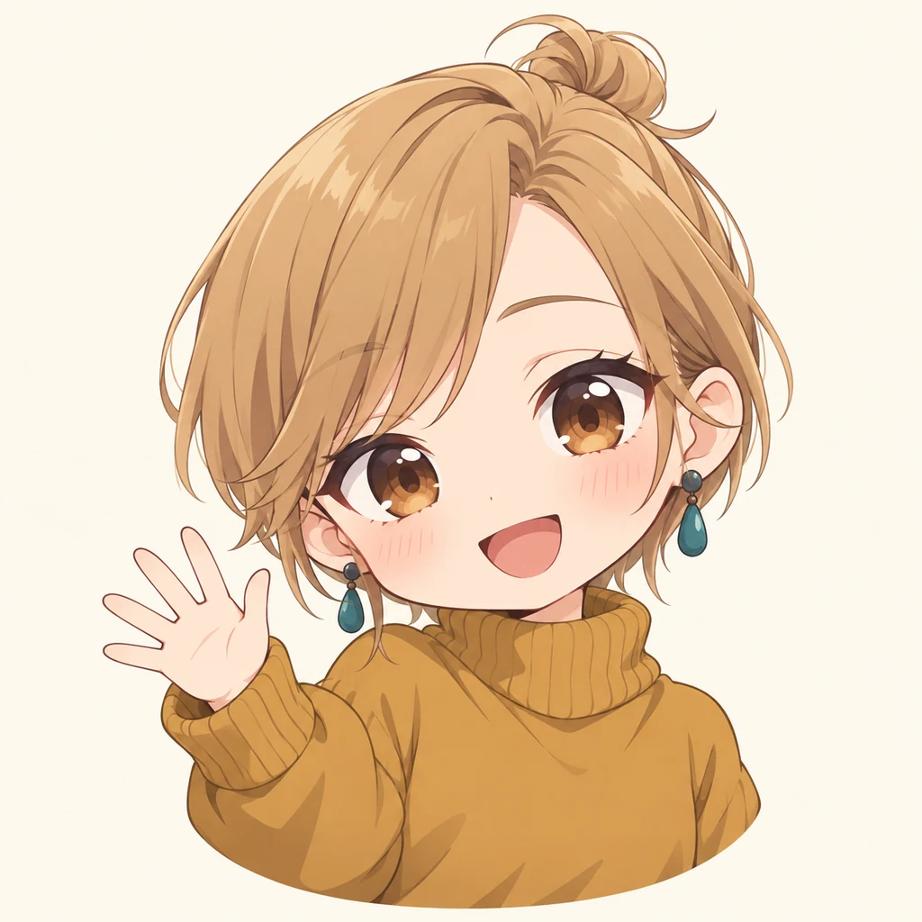 Rin Fujishiro AI 辅助角色插画