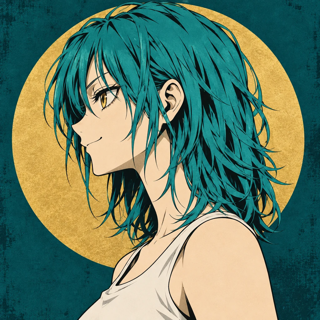 Rion Akao AI 辅助角色插画