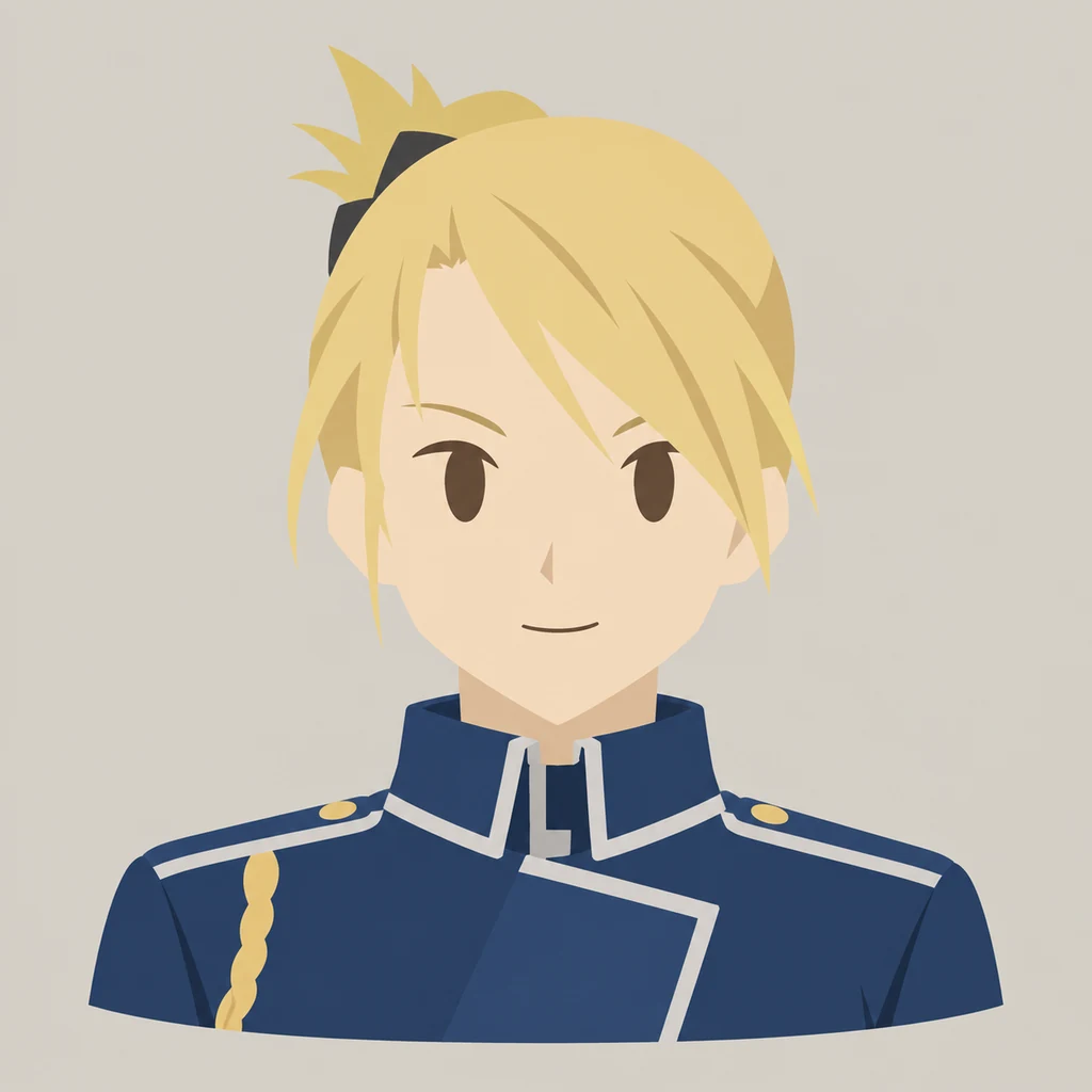 Riza Hawkeye AI 辅助角色插画