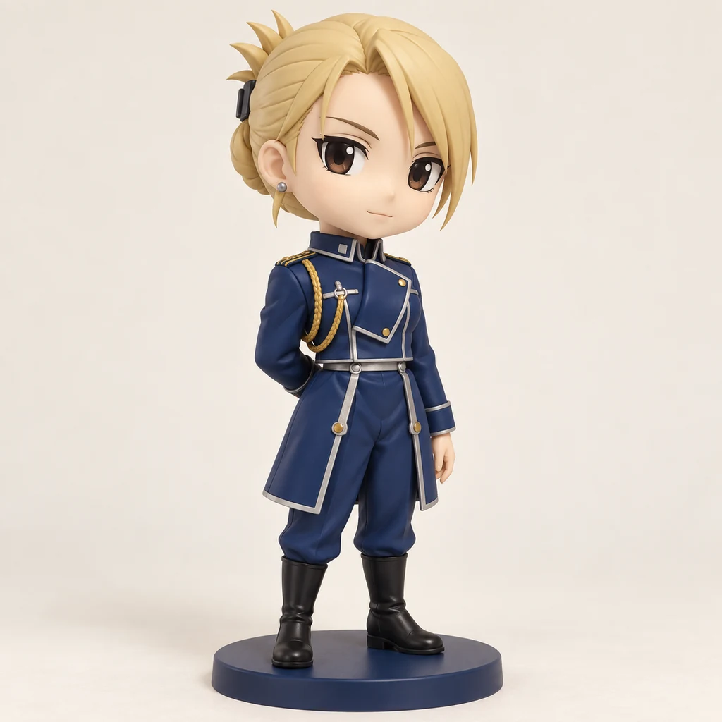 Riza Hawkeye AI 辅助角色插画