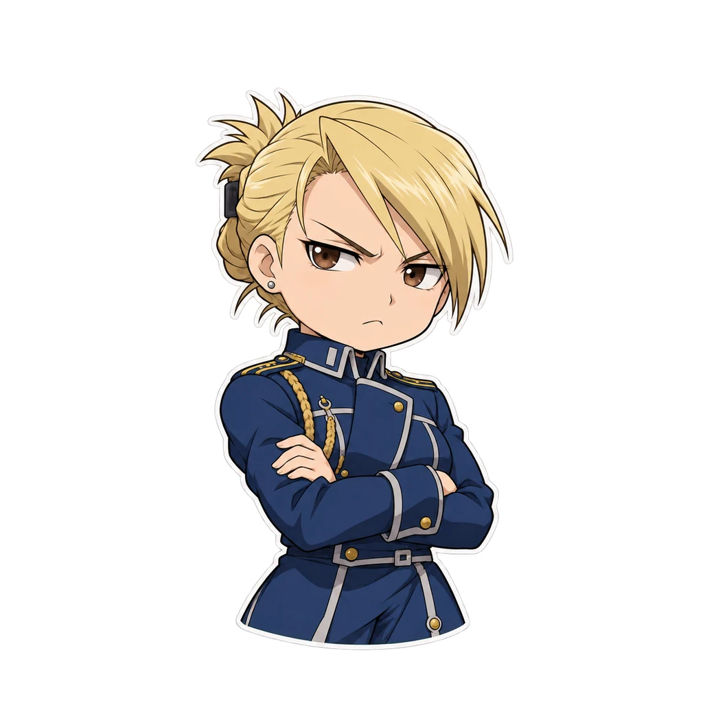Riza Hawkeye 表情包 2