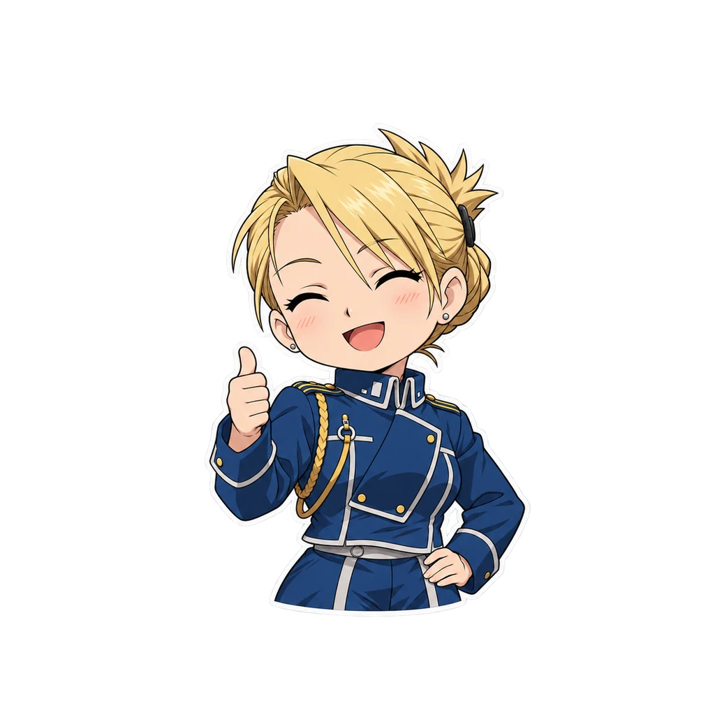 Riza Hawkeye 表情包 1
