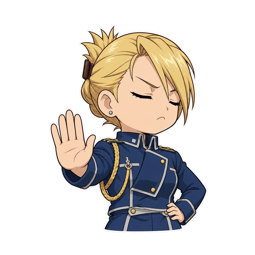 Riza Hawkeye 表情包 8