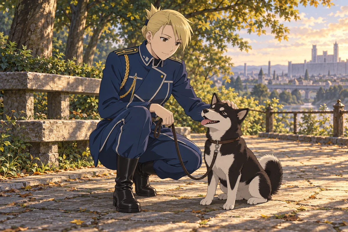 Riza Hawkeye AI 插画