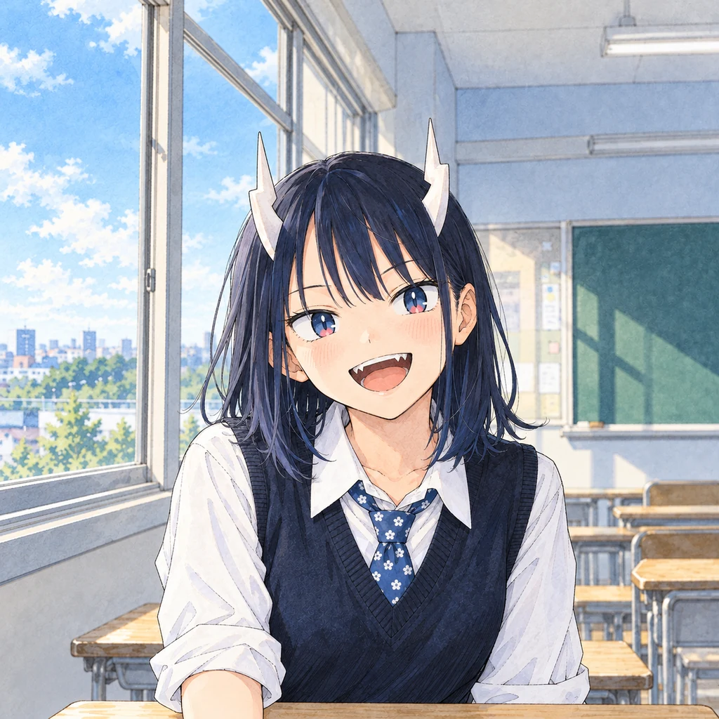 Ruri Aoki AI 辅助角色插画