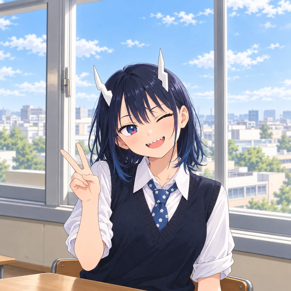 Ruri Aoki AI 辅助角色插画
