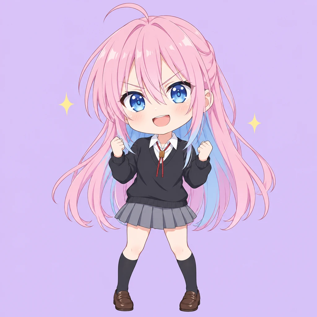 Shikimori AI 辅助角色插画