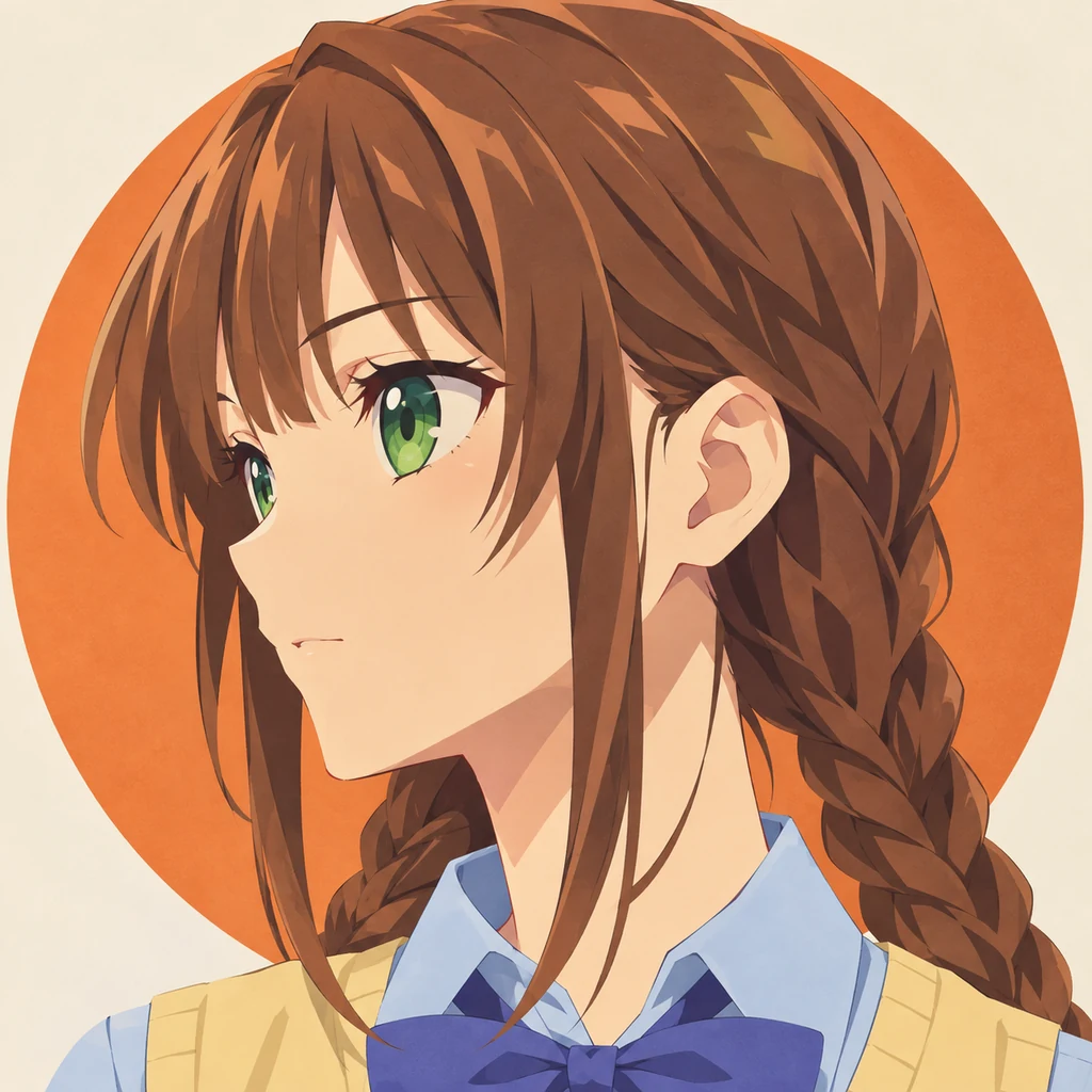 Shiori Sakurazaka AI 辅助角色插画