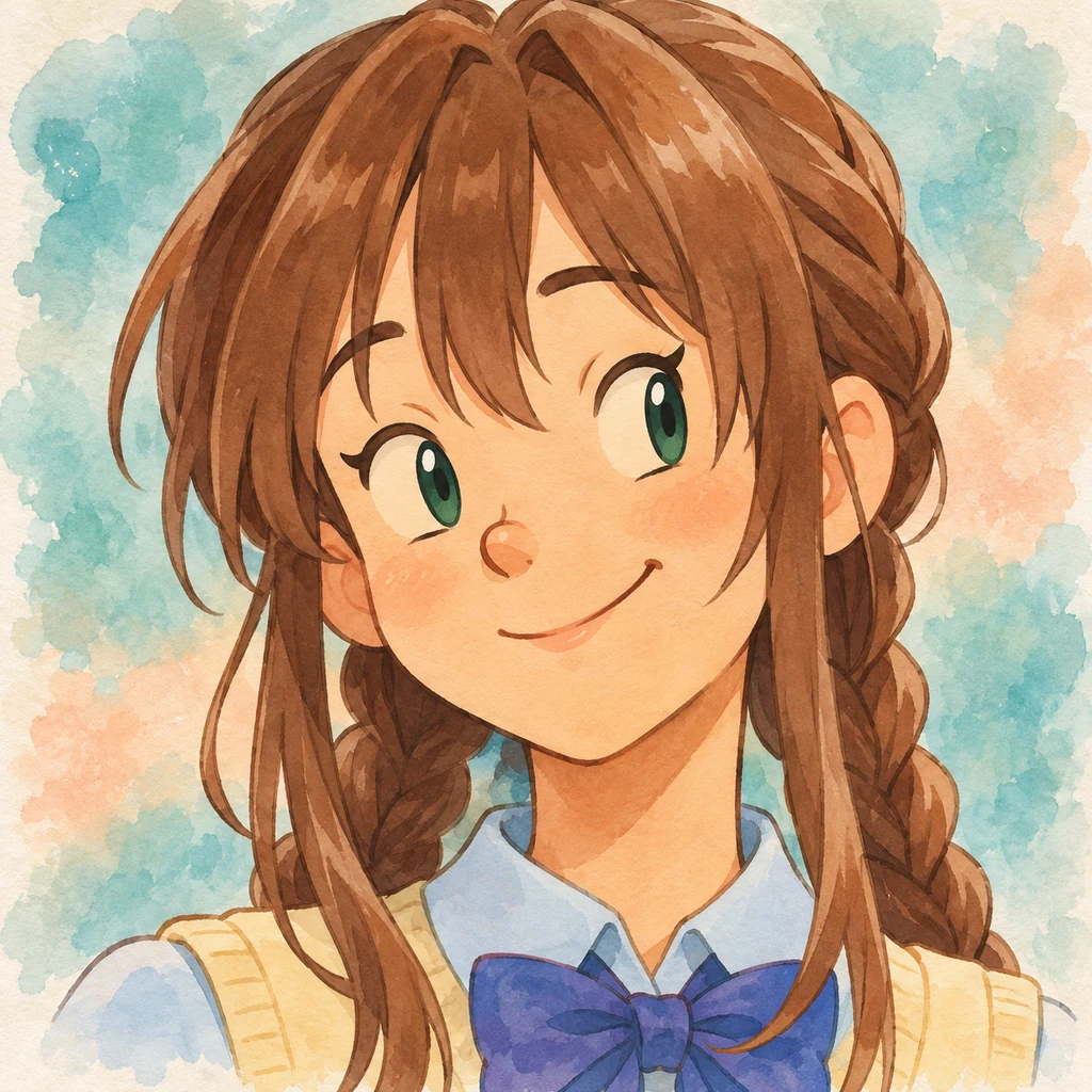 Shiori Sakurazaka AI 辅助角色插画