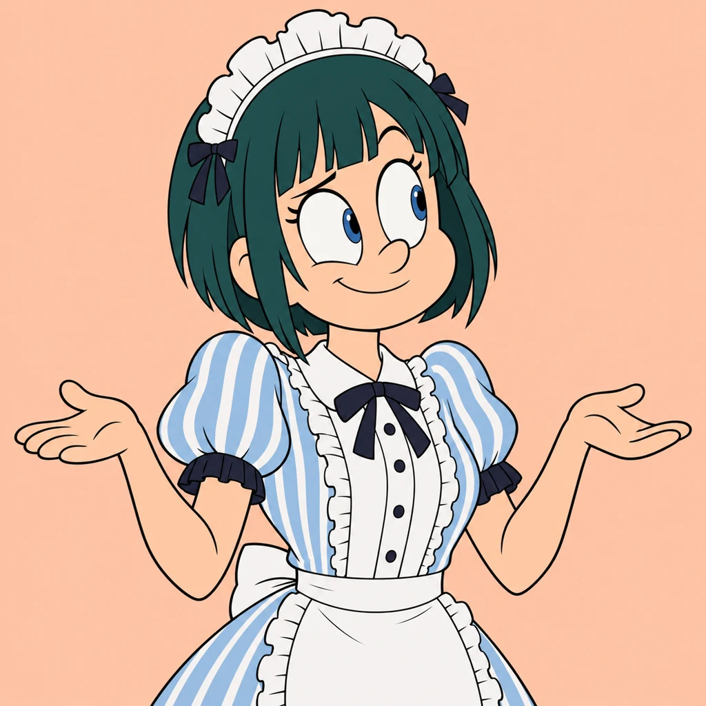 Shiragiku Ono AI 辅助角色插画
