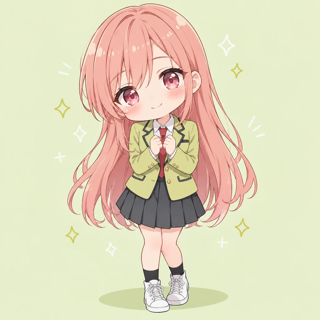 楠木静 AI 辅助角色插画
