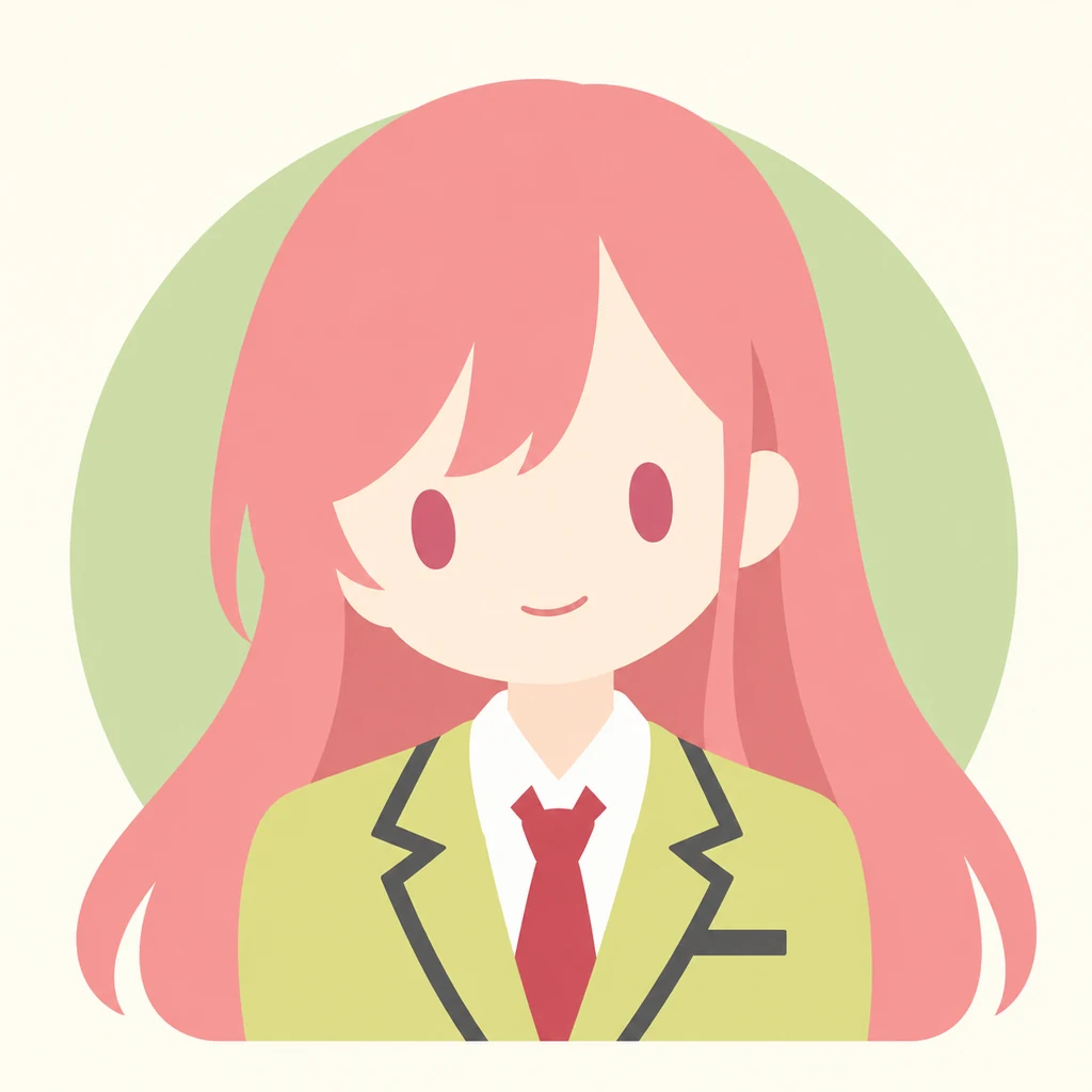 楠木静 AI 辅助角色插画