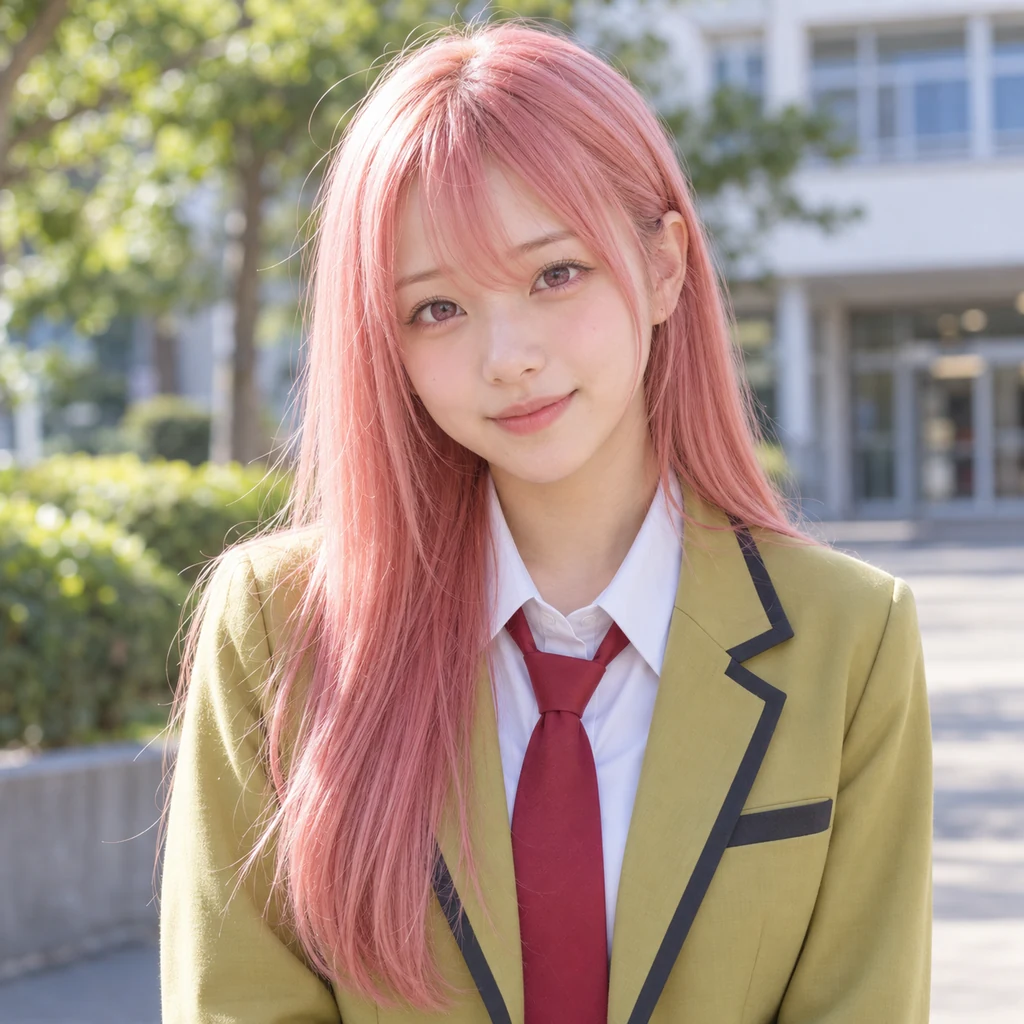 楠木静の実写風AIポートレート