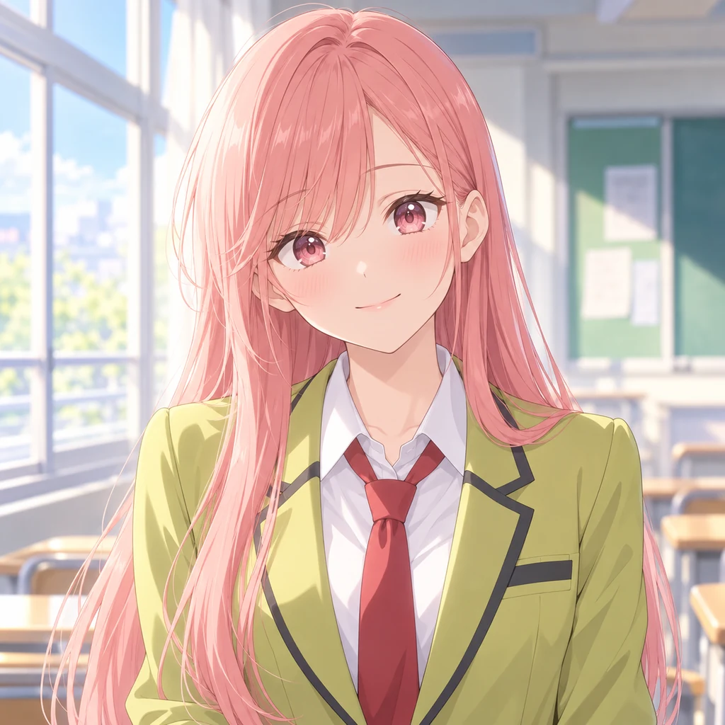 楠木静 AI 辅助角色插画
