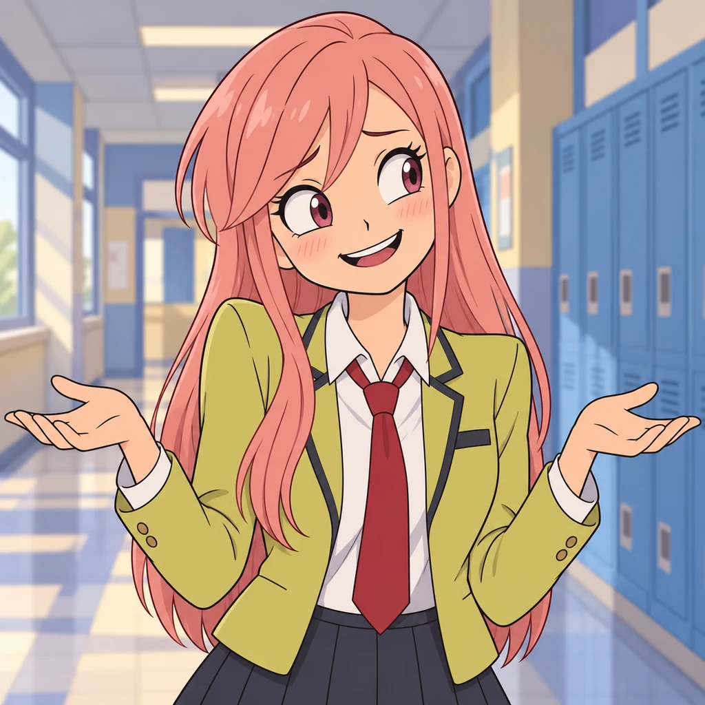 楠木静 AI 辅助角色插画